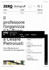 Research paper thumbnail of Il professore, l’organizzatore, il buffone: intervista a Cesare Pietroiusti | Zero