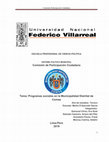 Research paper thumbnail of Programas sociales en la Municipalidad Distrital de Comas