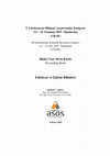 Research paper thumbnail of Sayıcı, Hülya ve A.D. Öğretir-Özçelik.  “3 ve 4 Sınıfa Devam Eden Çocukların Anne Tutumları ile Sosyal-Duygusal Beceri Algısı Arasındaki İlişki”, Şengül Kocaman ve Yasemin Ulutürk (ed.), 5.Uluslararası Bilimsel Araştırmalar Kongresi (11–14 Temmuz 2019/Bandırma),(UBAK) Asos Yayınları, 2019, 419-435.