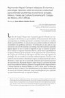 Research paper thumbnail of Raymundo Miguel Campos Vázquez, Economía y  psicología. Apuntes sobre economía conductual  para entender problemas económicos actuales,  México, Fondo de Cultura Económica/El Colegio  de México, 2017, 289 pp.