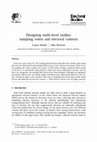 Research paper thumbnail of Designing multi-level studies::: sampling voters and electoral contexts