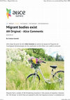 Research paper thumbnail of Migrant bodies exist