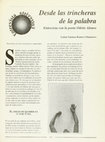 Research paper thumbnail of “Desde las trincheras de la palabra. Entrevista con la poeta Odette Alonso”