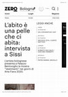 Research paper thumbnail of L’abito è una pelle che ci abita: intervista a Sissi | Zero