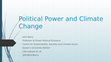 Political Power and Climate Change Cover Page