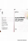 Research paper thumbnail of Aceleração histórica e crise das Humanidades