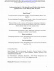 Research paper thumbnail of A paleogenetic perspective of the Sabana de Bogotá (Northern South America) population history over the Holocene (9000 -550 cal BP