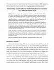 Research paper thumbnail of Safeguarding Against Failure in Intellectual Character Education: The Case of the Eristic Agent