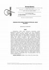 Research paper thumbnail of KÖROĞLU'NUN DURNA TELİNE GİTTİĞİ KOL: KİLİS RİVAYETİ - Köroğlu's Advanture of Crane Feather: A Story from Kilis