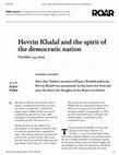 Research paper thumbnail of Hevrin Khalaf and the spirit of the democratic nation