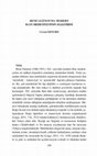 Research paper thumbnail of RENE GUENON'DA MODERN BATI MEDENİYETİNİN ELEŞTİRİSİ