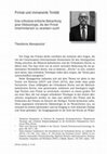 Research paper thumbnail of PRIMAT UND IMMANENTE TRINITÄT: EINE ORTHODOXE KRITISCHE BETRACHTUNG JENER EKKLESIOLOGIE, DIE DEN PRIMAT INNERTRINITARISCH ZU VERANKERN SUCHT