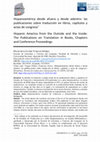 Research paper thumbnail of Hispanoamérica desde afuera y desde adentro: las publicaciones sobre traducción en libros, capítulos y actas de congreso