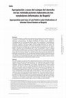 Research paper thumbnail of Apropiación y usos del campo del derecho en las reivindicaciones laborales de los vendedores informales de Bogotá