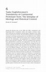 Research paper thumbnail of Tudor Englishwomen's Translations of Continental Protestant Texts: The Interplay of Ideology and Historical Context (BOOK CHAPTER)