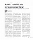 Research paper thumbnail of Adalet Terazisinde Tıbbileşme ve İsraf