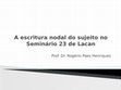 Research paper thumbnail of Slides 2 - Realismo nodal em Jacques Lacan