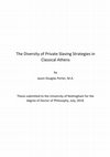 Research paper thumbnail of The Diversity of Private Slaving Strategies in Classical Athens