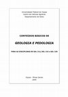 Geologia e pedologia do solo Cover Page