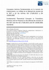 Research paper thumbnail of Conceptos teóricos fundamentales en la revisión de traducciones y su reflejo en el Manual de revisión de la DGT y en las normas ISO 17100:2015 y EN 15038:2006