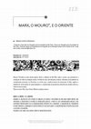 Research paper thumbnail of Marx, o mouro, e o Oriente