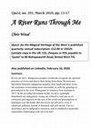 Research paper thumbnail of A River Runs Through Me