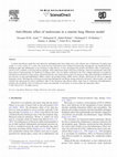 Research paper thumbnail of Anti-fibrotic effect of meloxicam in a murine lung fibrosis model