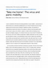 ‘Take me home’: The virus and panic mobility Cover Page