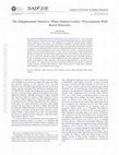 Research paper thumbnail of The Enlightenment Narrative: White Student Leaders' Preoccupation With Racial Innocence