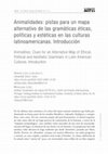 Research paper thumbnail of Animalidades: pistas para un mapa alternativo de las gramáticas éticas, políticas y estéticas en las culturas latinoamericanas. Introducción