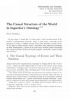 Research paper thumbnail of The Causal Structure of the World in Ingarden's Ontology