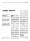 Research paper thumbnail of Children's Commissions A Case of State Apathy