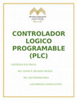 CONTROLADOR LOGICO PROGRAMABLE Cover Page