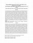 Research paper thumbnail of Responsabilidad ambiental de la mina de arcilla "Betel" en San Environmental responsability of Betel mine in San Juan del Cesar, La Guajira