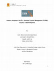 Industry Analysis of the IT & Business Process Management (IT-BPM) Industry in the Philippines Cover Page