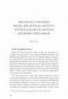 Research paper thumbnail of ‘Bir Heyet-i Sefaret Değil, Bir İhtilal Heyeti’: İttihatçılar ve Asya’da Devrimci Diplomasi [‘Not a Diplomatic Delegation, but a Revolutionary Delegation’: Young Turks and Revolutionary Diplomacy in Asia]