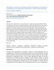 Research paper thumbnail of The Impact of Corporate Social Responsibility on Employee's Performance. A Mediating role of Organization Commitment. A study on Manufacturing sector in Lahore, Pakistan