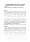 Research paper thumbnail of O lugar da administração educacional na habilitação profissional para a docência nos “primeiros anos”