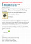 Research paper thumbnail of A History of Korean Science and Technology_Jeon_Author_Carrubba_Lee_Translator