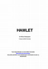 William Shakespeare - Hamlet Cover Page