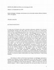 Research paper thumbnail of Jorge Acevedo: "Filosofía a domicilio". Acerca de «Ontología. Hermenéutica de la facticidad», de M. Heidegger. REVISTA DE LIBROS