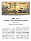 Research paper thumbnail of Kano Shōei, "Birds and Flowers of Spring and Summer"