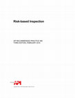 Risk-based Inspection Cover Page