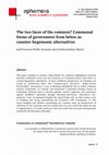 The two faces of the common? Communal forms of government from below as counter-hegemonic alternatives Cover Page