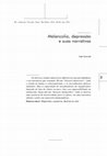 Research paper thumbnail of Melancolia depressão e suas narrativas pdf