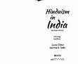 Research paper thumbnail of Branfoot, Crispin, ‘Making Space for the Sacred: Hindu Art and Material Religion’, in Hinduism in India : The Early Period, ed. by Greg Bailey (New Delhi: Sage India, 2015), pp. 179–207