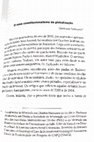 Research paper thumbnail of O Novo Constitucionalismo da Globalização