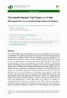 Research paper thumbnail of The Swedish Malaise Trap Project: A 15 Year Retrospective on a Countrywide Insect Inventory