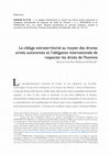 « Le ciblage extraterritorial au moyen des drones armés autonomes et l’obligation internationale de respecter les droits de l’homme » Cover Page