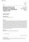 Research paper thumbnail of Evaluation 1 -18 Biopolitical power and paradoxes in evaluation research with transnational migrant youth